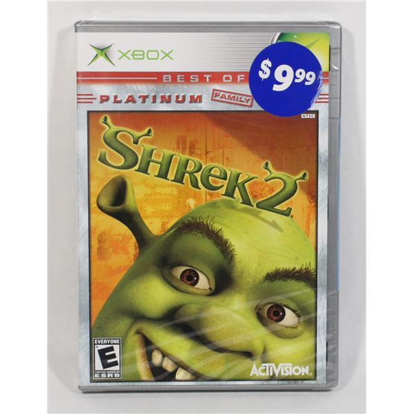92Z1 Sealed Microsoft Xbox Shrek 2 Game