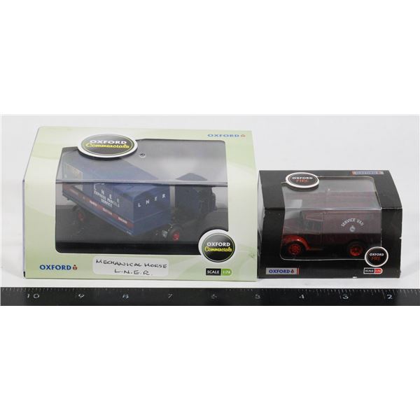 2 Oxford 1:76 Scale Die-cast models