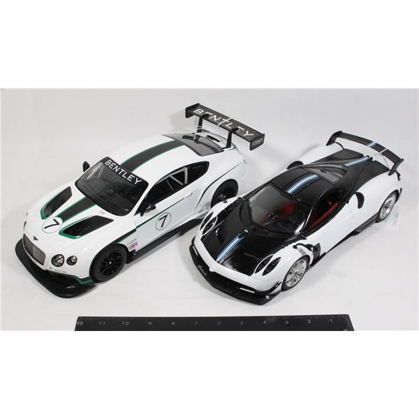 Lot of 2 RASTAR GROUP RC Cars w/o Controller