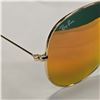 Image 4 : Ray-Ban Classic Orange Mirrored Aviator Sunglasses