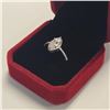 Image 3 : 1.00 CT GRA CERTIFIED MARQUISE CUT MOISSANITE STONE VVS D COLOR WITH 40 ROUND BRILLIANT CUT CUBIC ZI