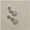 Image 3 : 2.00 CT GRA CERTIFIED ROUND BRILLIANT CUT MOISSANITE STONE VVS D COLOR WITH 1 CUBIC ZIRCONIA SET ABO
