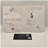 Image 2 : 1.00 CT GRA CERTIFIED HEART CUT MOISSANITE STONE VVS D COLOR WITH 22 ROUND BRILLIANT CUT CUBIC ZIRCO