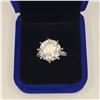 Image 4 : 10.00 CT GRA CERTIFIED ROUND BRILLIANT CUT MOISSANITE STONE VVS D COLOR SET IN 8 CLAW HEAD WITH 180 