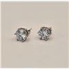 Image 3 : 4.00 CT TW GRA CERTIFIED ROUND BRILLIANT CUT MOISSANITE STONES VVS D COLOR SET IN 6 CLAW BASKET HEAD