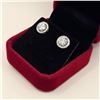 Image 4 : 2.00 CT TW GRA CERTIFIED ROUND BRILLIANT CUT MOISSANITE STONE VVS D COLOR WITH 40 ROUND BRILLIANT CU