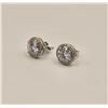 Image 5 : 2.00 CT TW GRA CERTIFIED ROUND BRILLIANT CUT MOISSANITE STONE VVS D COLOR WITH 40 ROUND BRILLIANT CU