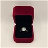 Image 1 : 2.00 CT GRA CERTIFIED ROUND BRILLIANT CUT MOISSANITE STONE VVS BLUE COLOR WITH 35 ROUND BRILLIANT CU