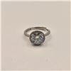 Image 3 : 2.00 CT GRA CERTIFIED ROUND BRILLIANT CUT MOISSANITE STONE VVS BLUE COLOR WITH 35 ROUND BRILLIANT CU