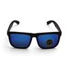 Image 1 : Ray-Ban Matte Black Blue Mirrored Sunglasses