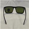 Image 4 : Ray-Ban Matte Black Blue Mirrored Sunglasses