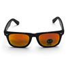 Image 1 : Ray-Ban Matte Black Orange Mirrored Sunglasses