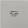 Image 3 : 1.0ct Princess Cut Moissanite Lab Diamond Solitaire Ring - Resizable, Mounted in 925 Sterling Silver