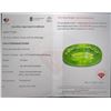 Image 2 : 24.35 ct Certified Green Peridot gemstone ($18,263 Appraisal)
