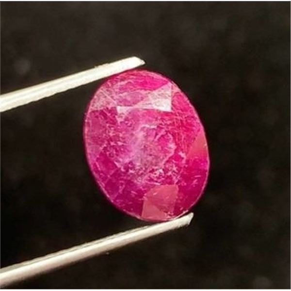3.5 ct Certified Mozambique Ruby gemstone Untreated - R.R.V. $7,000