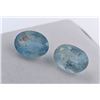 Image 3 : 11.22 ct Certified Aquamarine gemstone Pair - R.R.V $7,800