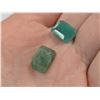 Image 3 : 8.00ct Certified Pair of Natural Brazilian Emeralds - R.R.V $5,600 (No paper/COA)