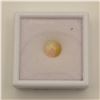Image 1 : 2.0ct Natural White Fire Opal Round Cabochon Cut - 8.8*8.8mm