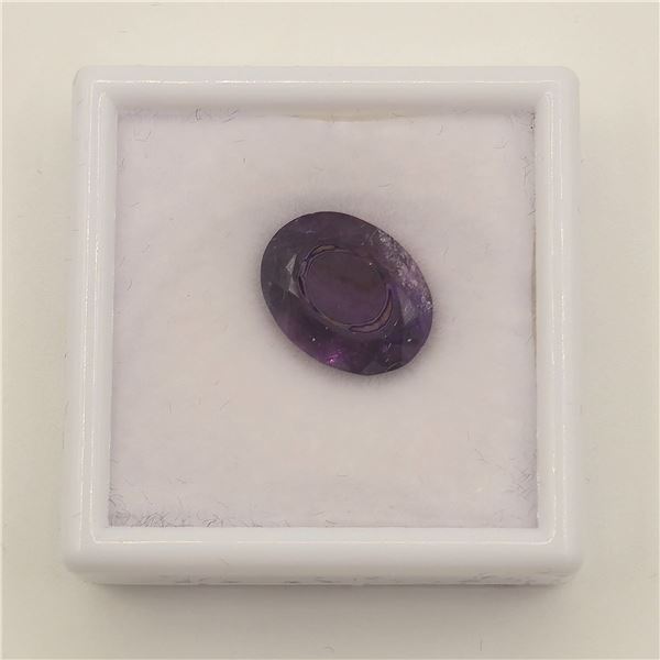 11.2ct Natural Amethyst Oval Cut - 11.6*14.9mm
