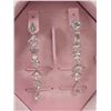 Image 5 : Swarovski Mesmera Asymmetrical Drop Crystals Earrings - R.R.V $249.99