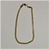 Image 3 : 14K Gold Plated 3.0mm Cuban Link Bracelet - 8" Long