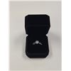 Image 1 : Sterling Silver 1.0ct Simulated Diamond (CZ) Twist Ring, Resizable over 925 Sterling Silver w/ White