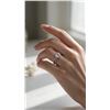 Image 2 : Sterling Silver 1.0ct Simulated Diamond (CZ) Twist Ring, Resizable over 925 Sterling Silver w/ White