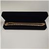 Image 1 : 18K Gold Plated 8.0mm Cuban Link Necklace 18.0" Long