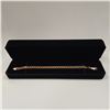 Image 1 : 18K Gold Plated 8.0mm Cuban Link Bracelet - 8" Long