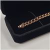 Image 3 : 18K Gold Plated 8.0mm Cuban Link Bracelet - 8" Long