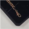 Image 4 : 18K Gold Plated 8.0mm Cuban Link Bracelet - 8" Long
