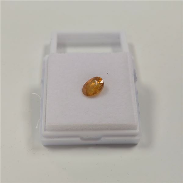 4.1ct Natural Yellow Sapphire, Untreated Oval Cut - 6.9*9.5mm. R.R.V $900.01