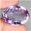 Image 1 : 67.32 ct. Jumbo Oval Cut Untreated Purple Amethyst Bolivia 30x22 mm - Appraised Replacement Value $ 