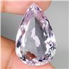 Image 1 : Jumbo 53.94 ct. Untreated Pear Cut Amethyst Bolivia 32x20 mm- Appraised Replacement Value $ 8,065