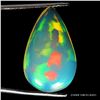 Image 1 : Huge 8 ct. Pear Cut AAA Fire Opal Floral Flash Play of Colour - Appraised Replacement Value $ 1,410