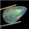 Image 2 : Huge 8 ct. Pear Cut AAA Fire Opal Floral Flash Play of Colour - Appraised Replacement Value $ 1,410