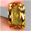 Image 2 : 18.55 Antique Cut Natural Untreated Top Yellow Citrine Brazil 19x12 mm Appraised Replacement Value $