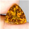Image 1 : 9.40 ct. Trilliant Cut Yellow Citrine Brazil 14x13.5 Full Fire- Appraised Replacement Value $ 610