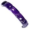 Image 2 : 17x11 mm 12pcs. Amethyst Bracelet - 8 inches long- Appraised Replacement Value $