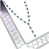 Image 3 : 5x3 mm Oval Cut London Blue Topaz Necklace in 14k White Gold Plated 925 Sterling Silver - 18.5 inche
