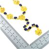 Image 3 : Extremely Valuable Blue and Yellow Sapphire Necklace in 14k Yellow Gold Plated 925 Sterling Silver -