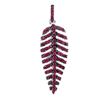 Image 1 : Diamond Cut Myanmar (Burma) Ruby Pendant in 2-Tone Black Rhodium and 14k White Gold Plated 925 Sterl
