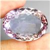 Image 1 : Jumbo 58.85 ct, Bi-Color Ametrine (Amethyst and Citrine) 28x21 mm - Appraised Replacement Value $ 2,