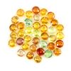 Image 1 : 4.09 ct. Round Cut Multi-Coloured Sapphires 38 pcs. Lot 2.6 mm Gemstones - Appraised Replacement Val