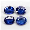 Image 1 : 1.60 ct. 4 pcs. Oval Cut Heated Natural Royal Blue Sapphire 5x4 mm Gemstones - Appraised Replacement