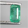 Image 2 : 0.87 ct. High Clarity and Value Octagon Cut Natural Unheated Emerald 7x4 mm Rare Gemstone - Appraise
