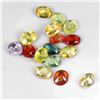 Image 1 : 2.42 ct. Oval Cut Multi Coloured Sapphire 16 pcs. Lot 4 x3.5 mm Gemstones - Appraised Replacement Va