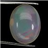 Image 2 : Rare Big 13.56 ct. Oval Cabochon Crystal opal AAA Floral Play of Colour 19x14 mm - Appraised Replace