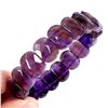 Image 1 : Handmade 15x11mm Amethyst and Ametrine Bracelet - 8 inches long - Appraised Replacement Value $ 1,10