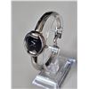 Image 4 : AUTHENTIC GUCCI 1400L QUARTZ WATCH FOR LADIES. BLACK DIAL, STAINLESS STEEL CASE. ORIGINAL GUCCI STAI